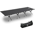 Night Cat Camping Cot Bed - Portable Folding Sleeping Cots for Adults 1-Person Outdoor Elevated Off-Ground Beds Easy Set-up Army Sleeping Bed 87"x28"