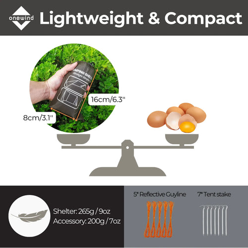 dyad lightweight survival shelter