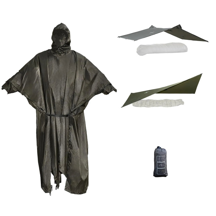 Extended-Length Ultralight Rain Poncho