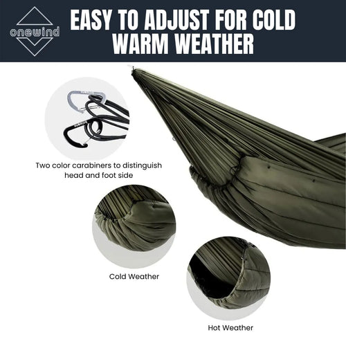 flare hammock underquilt OD green