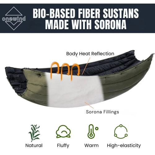 flare hammock underquilt OD green