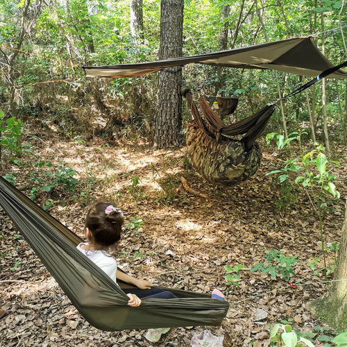flare hammock underquilt and blanket combo OD green