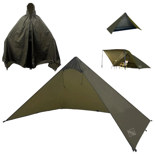 solitary ultralight cape shelter