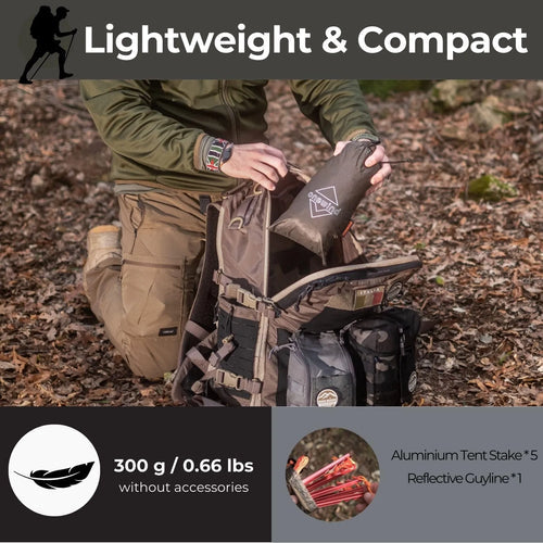 solitary ultralight cape shelter