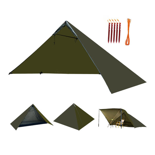 solitary ultralight cape shelter