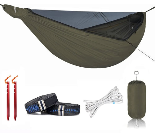 tempest 12' zipper camping hammock