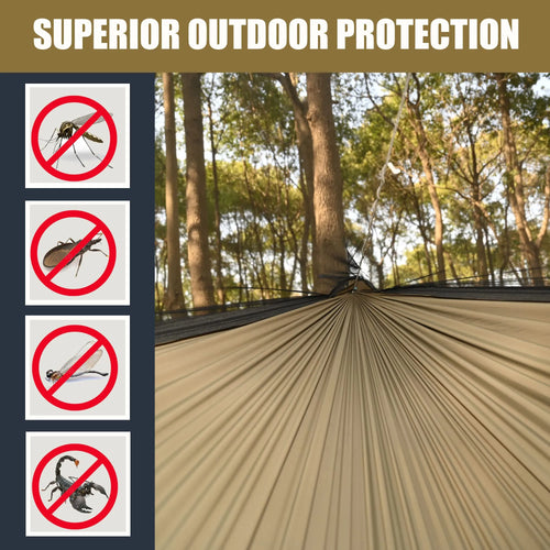tempest 12' zipper camping hammock
