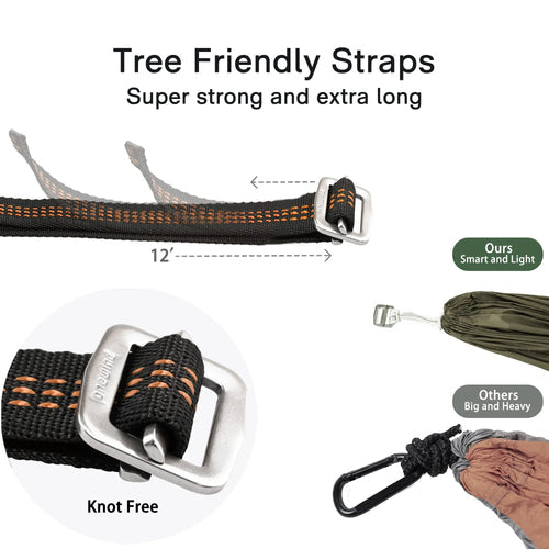 whirlwind 11' camouflage ultralight camping hammock