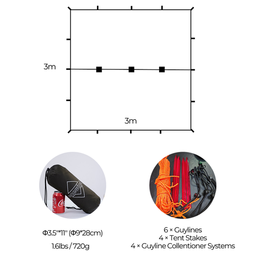 zephyr 10' hammock tarp