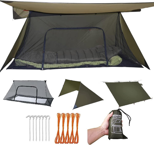 ultralight survival shelter set--modular tent